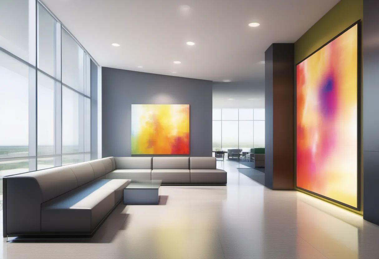 Corporate Digital Signage example