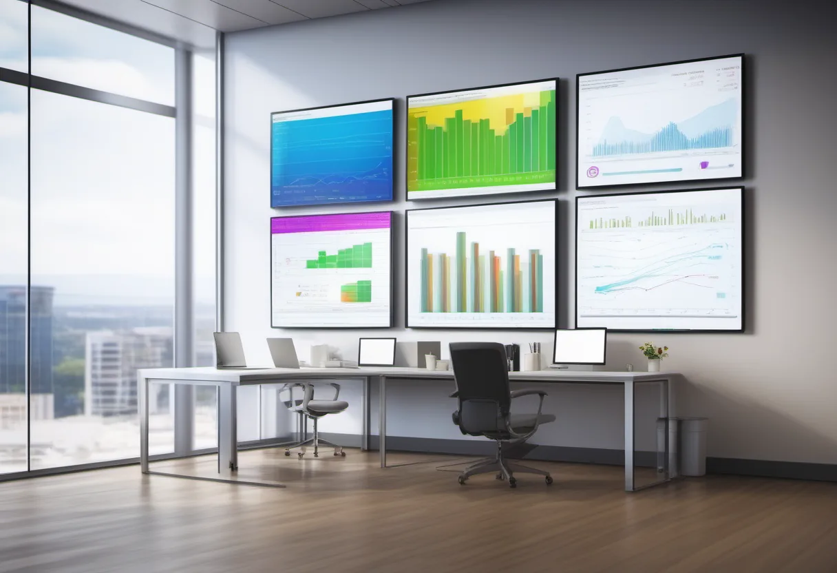 Corporate Digital Signage example