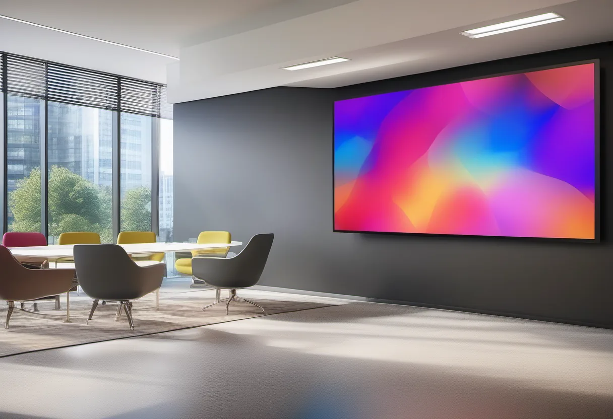 Corporate Digital Signage example