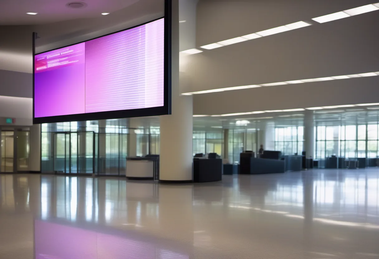 Education Digital Signage example