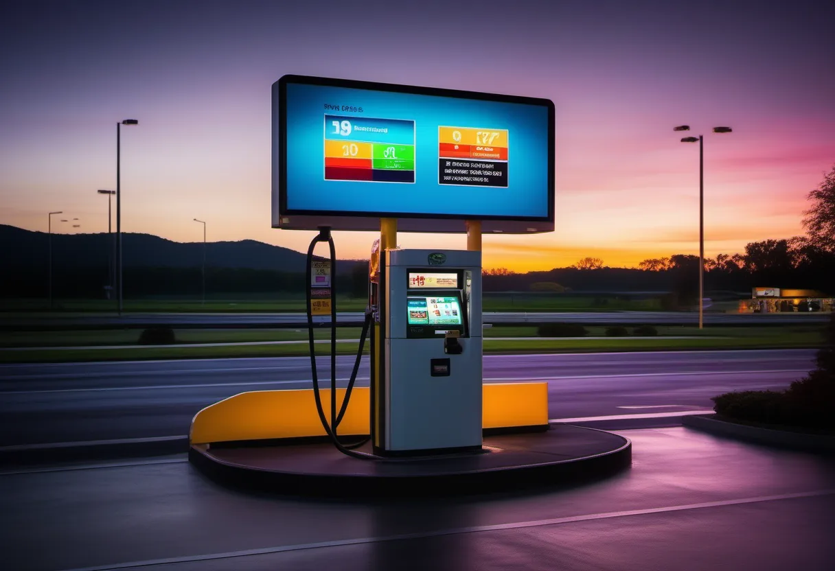 Gas Station and C-Store Digital Signage example