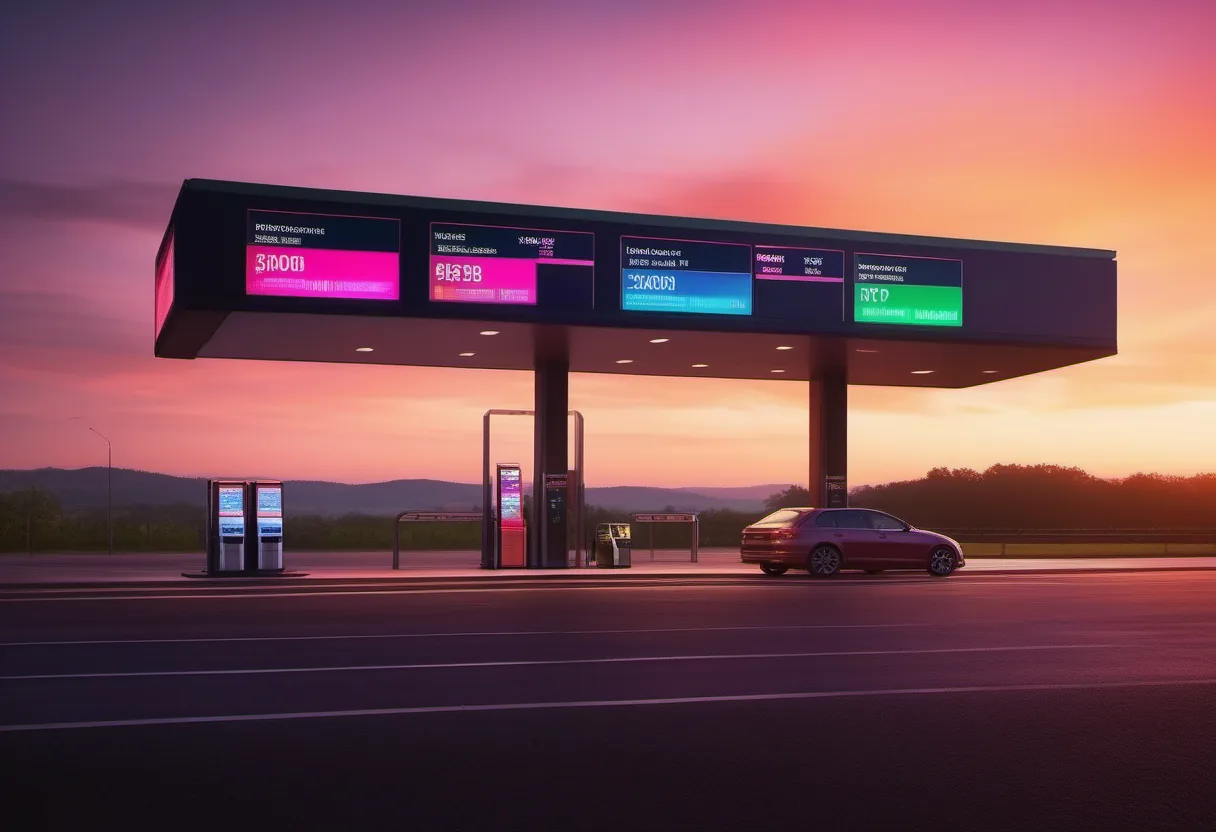 Gas Station and C-Store Digital Signage example