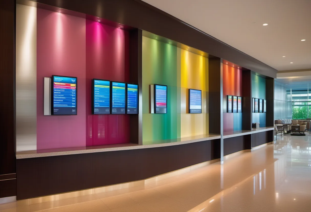 Hospitality Digital Signage example