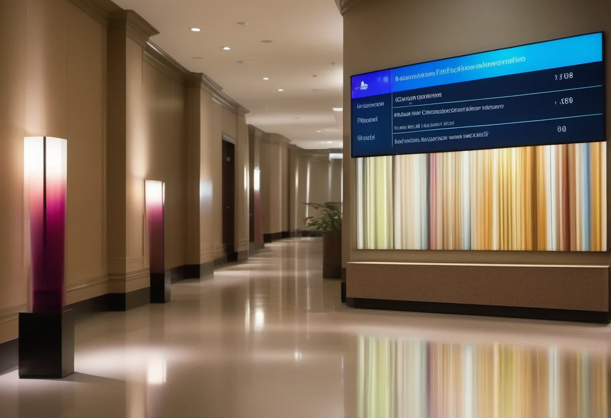Hospitality Digital Signage example