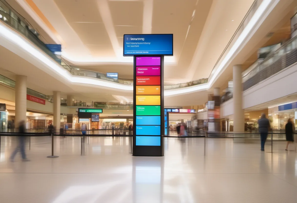 Retail Digital Signage example