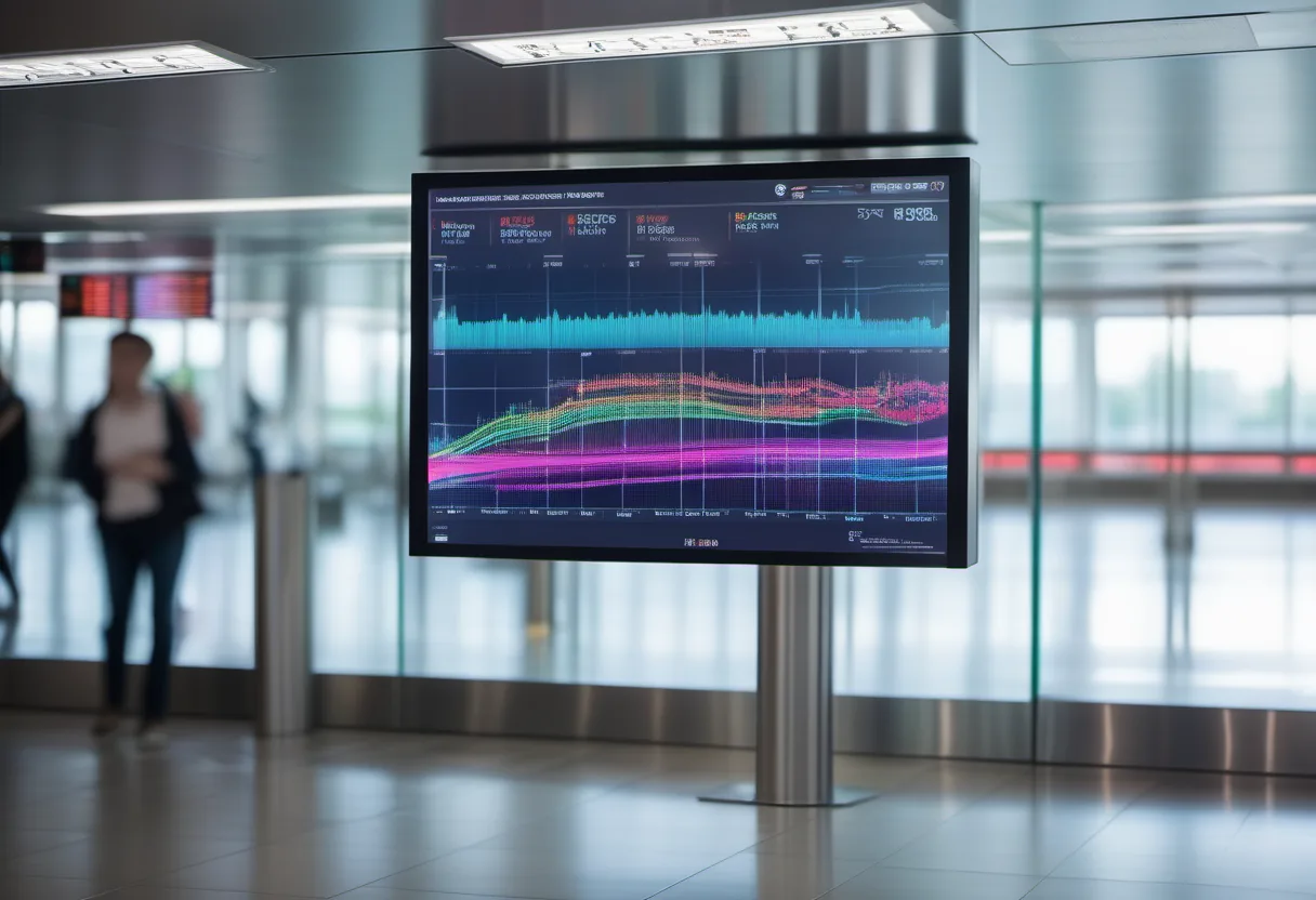 Transportation Digital Signage example